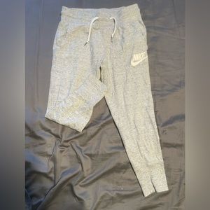 Nike grey crop joggers